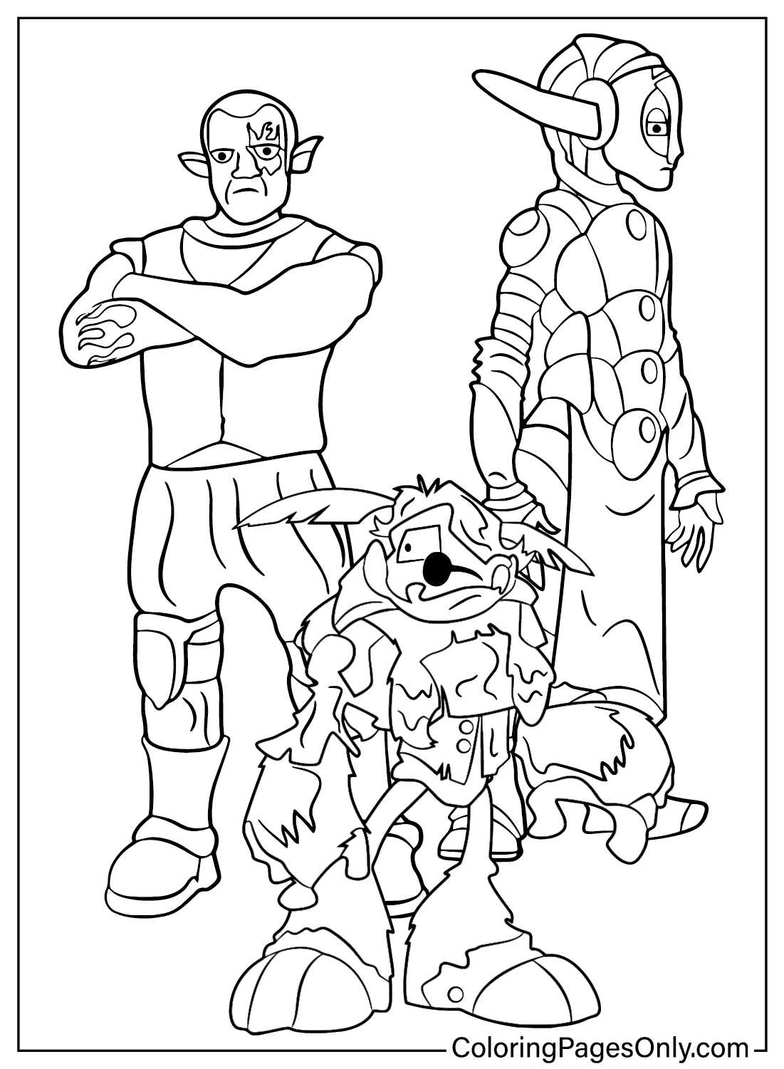 Jak and Daxter Coloring Pages to for Kids from Jak and Daxter