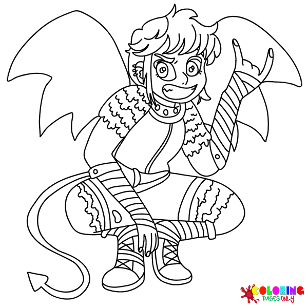 Nimona Coloring Pages