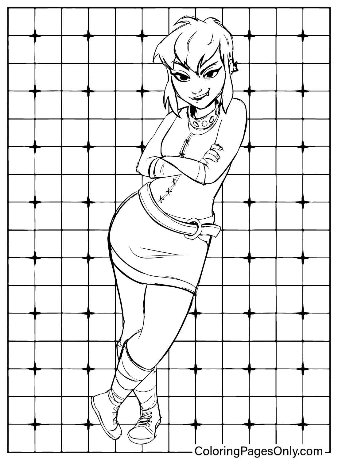 Pictures Nimona Coloring Page from Nimona