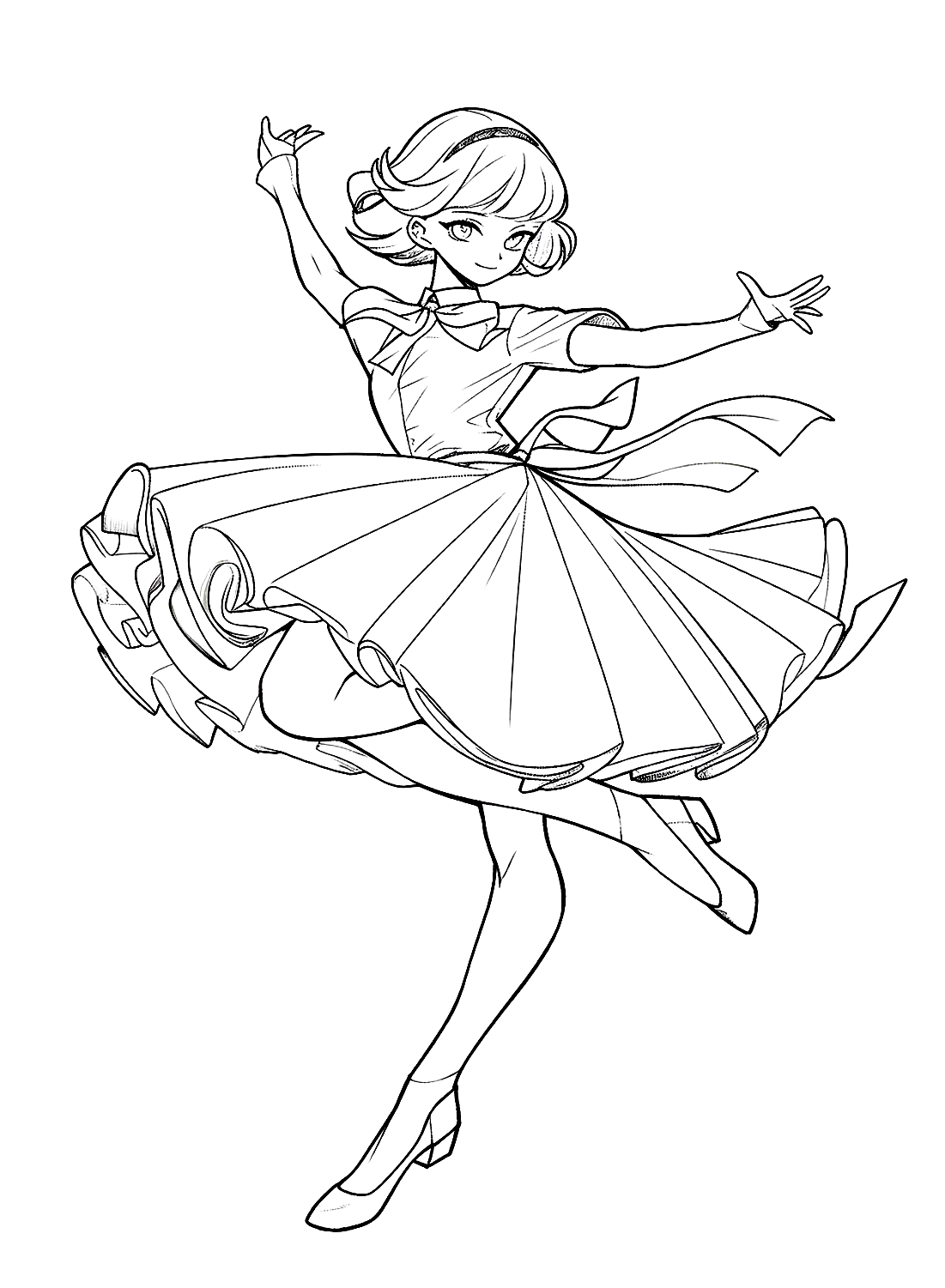 Printable Ballerina