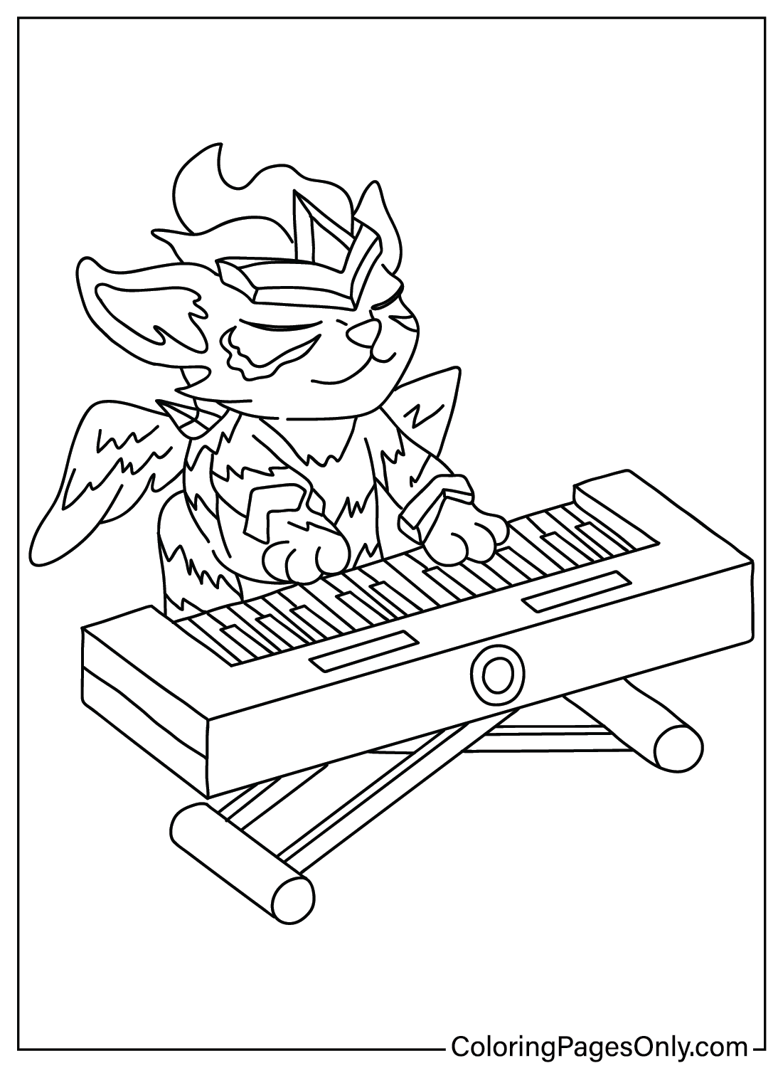 Protector Teamfight Tactics Coloring Page from Teamfight Tactics