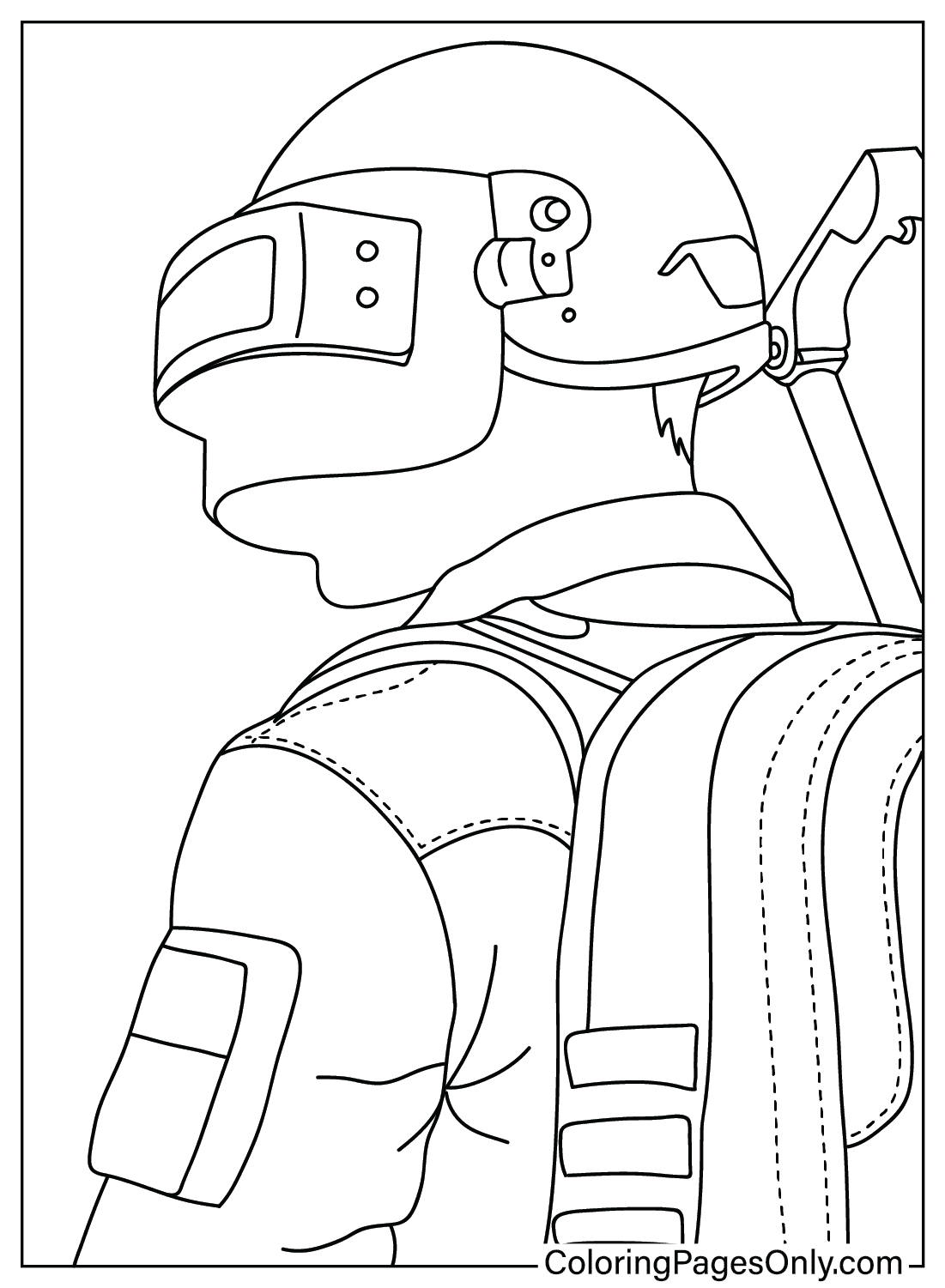 Pubg Coloring Pages to Printable from PUBG