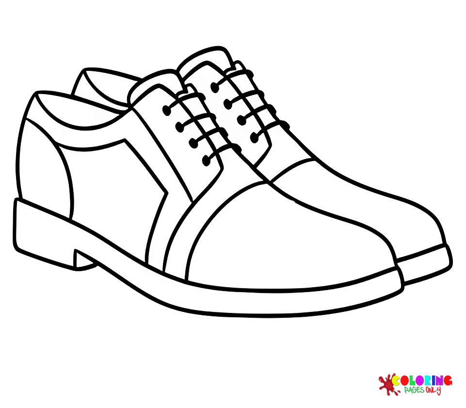 Vans Shoe Coloring Pages - Free Printable Coloring Pages