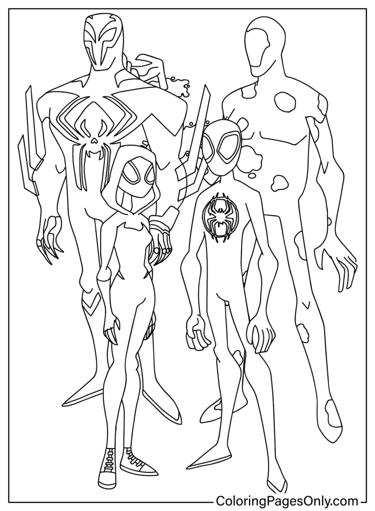 20+ Spider-Man: Across the Spider Coloring Pages - Free Printable PDF ...