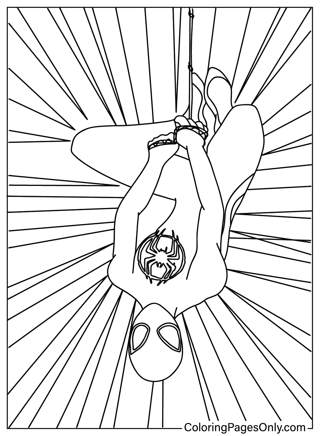 Spider-Man Across the Spider Coloring Pages to Download from Spider-Man: Across the Spider