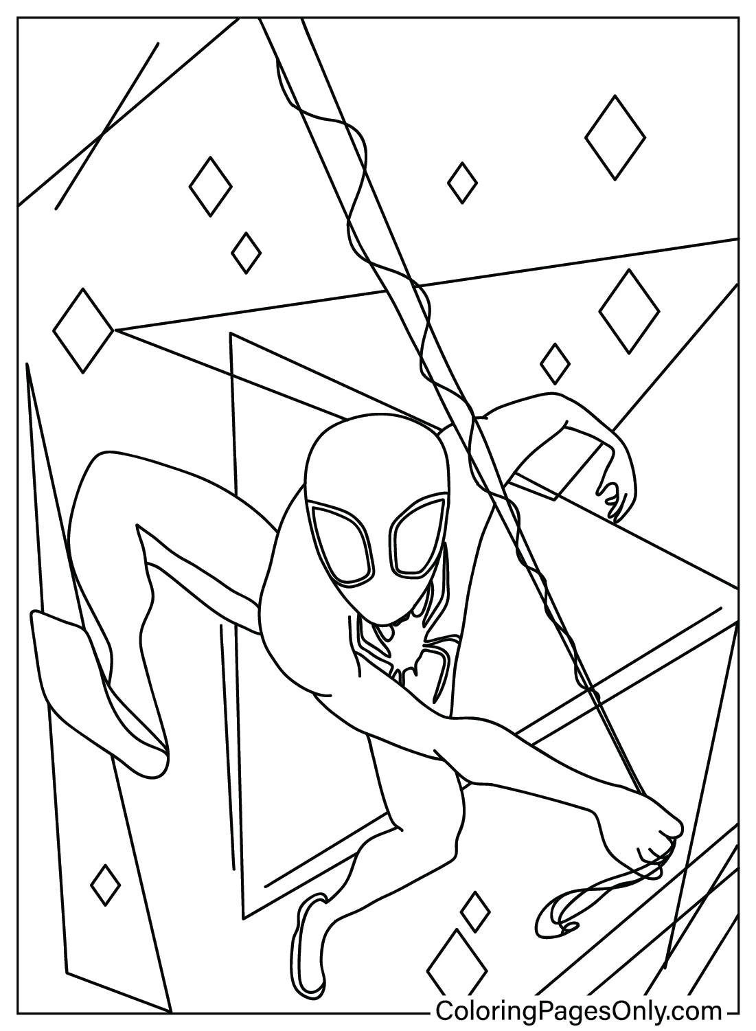 Spider-Man Across the Spider Images to Color from Spider-Man: Across the Spider