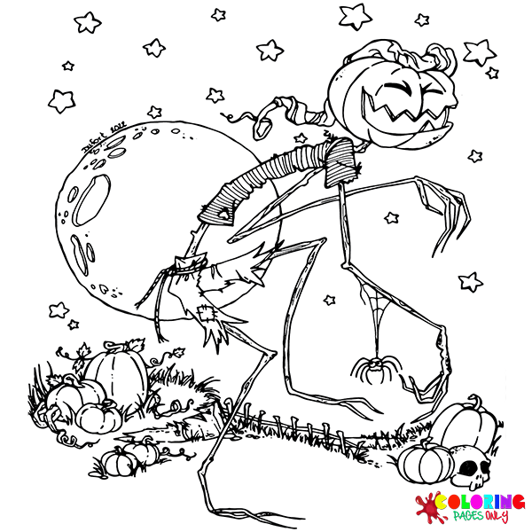 Halloween Witch 1 Coloring Pages - Free Printable Coloring Pages