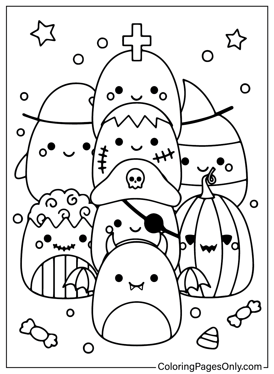 Squishmallows Coloring Pages For Kids Free Printable Sheets 43 OFF