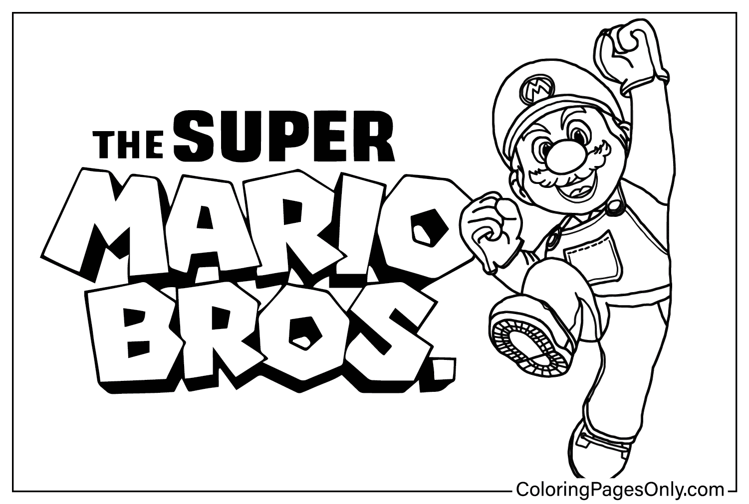Pagina a colori del film Super Mario Bros. dal film Super Mario Bros.