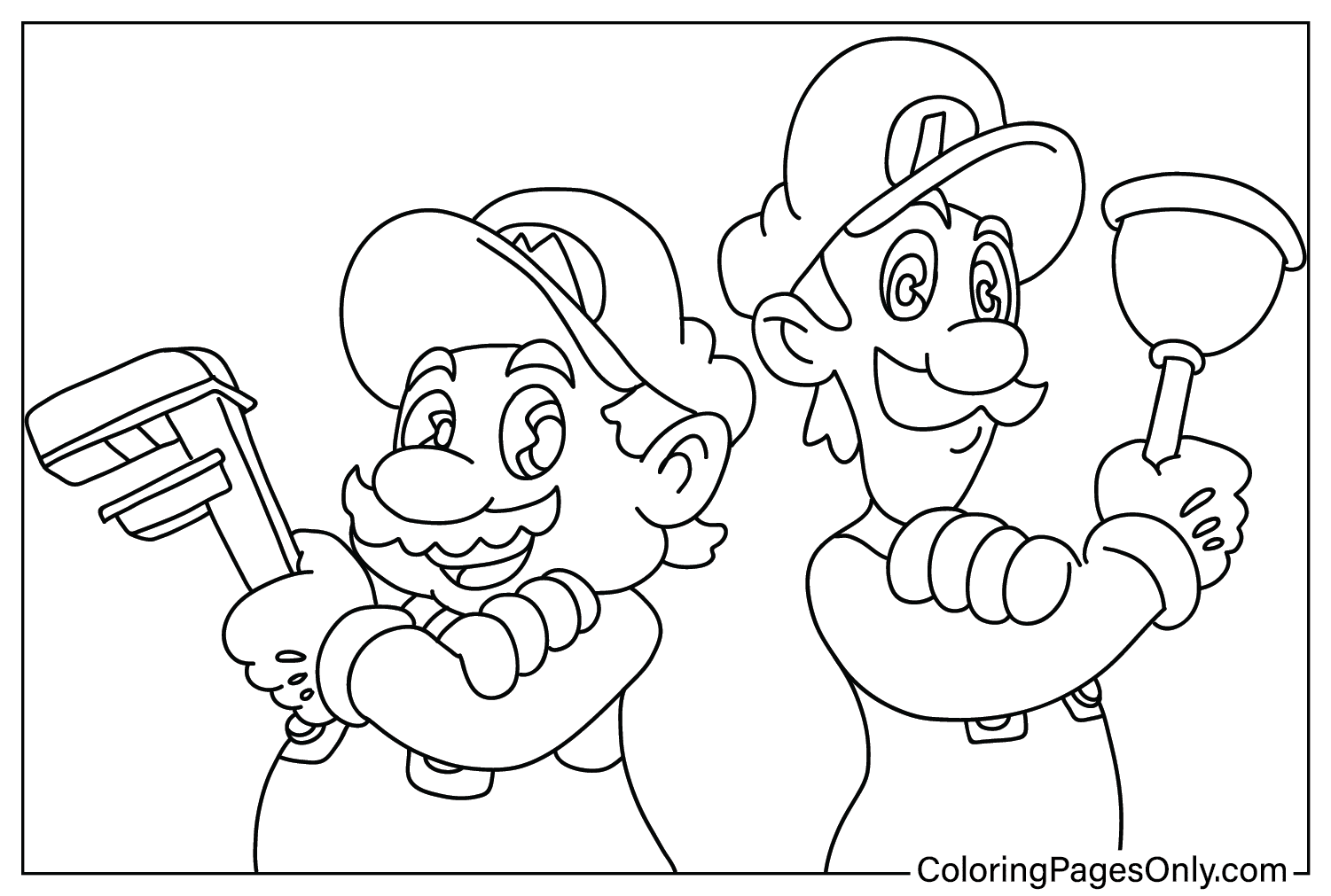 Super Mario Bros. Movie Images to Color - Free Printable Coloring Pages