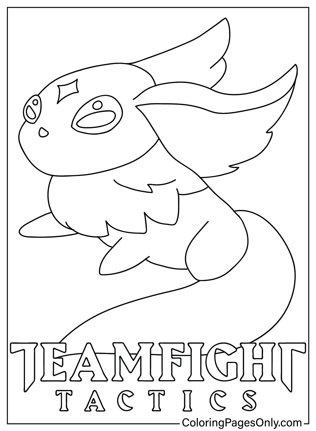 Teamfight Tactics Coloring Page from Teamfight Tactics