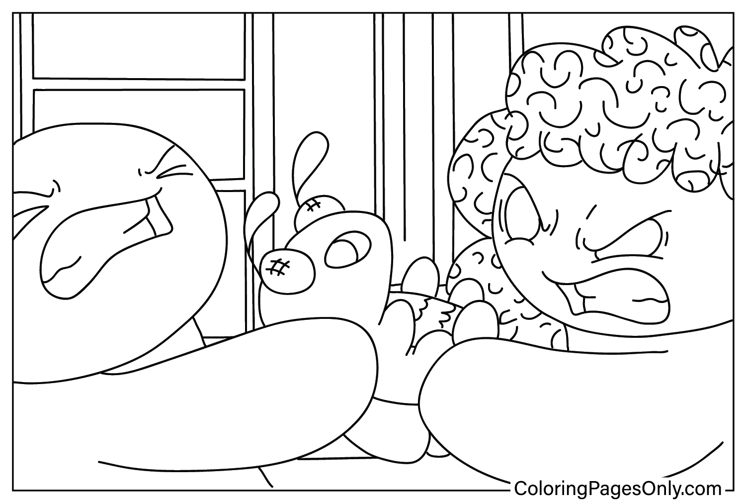 TheOdd1sOut Coloring Page Free from TheOdd1sOut