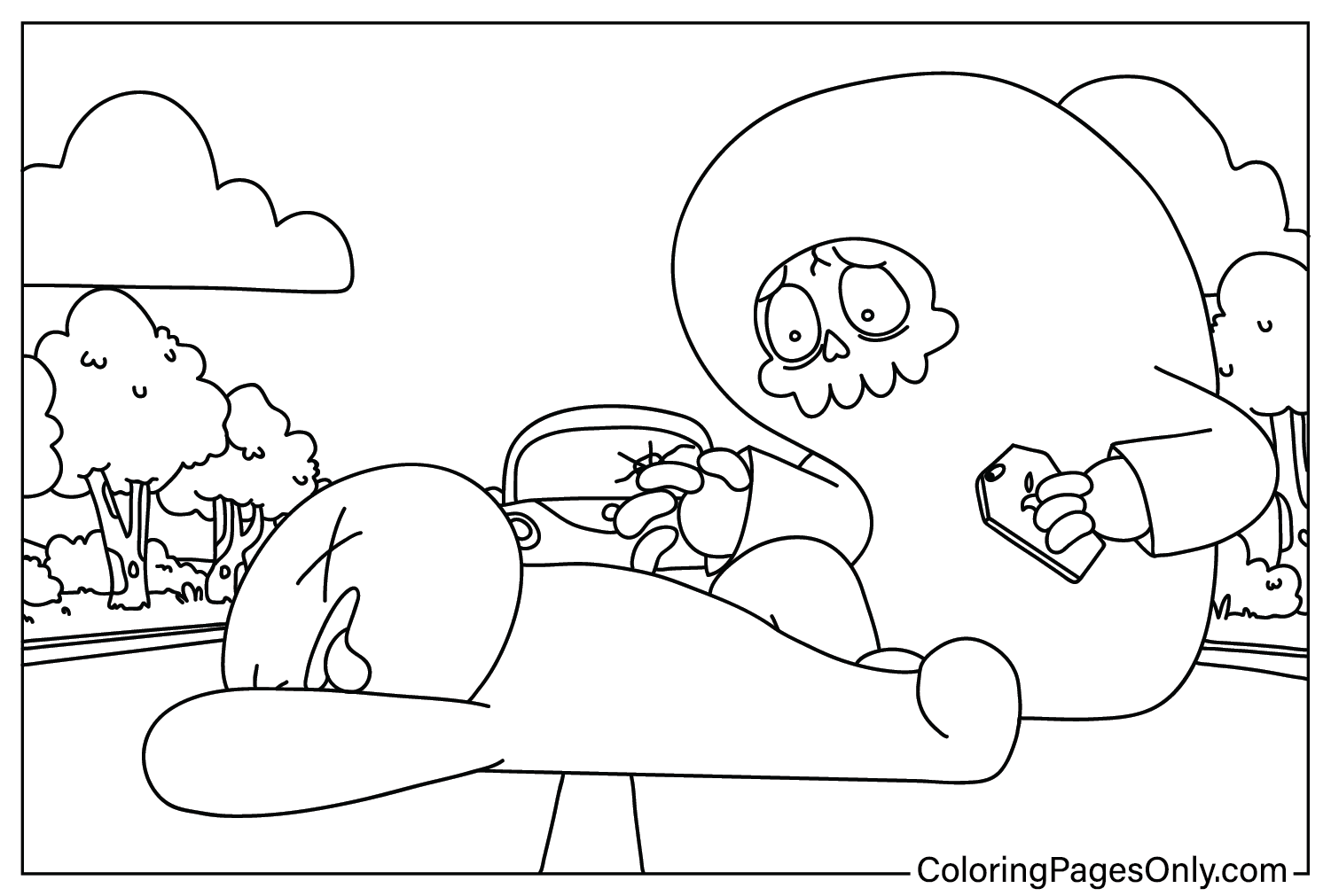TheOdd1sOut Coloring Sheet for Kids from TheOdd1sOut