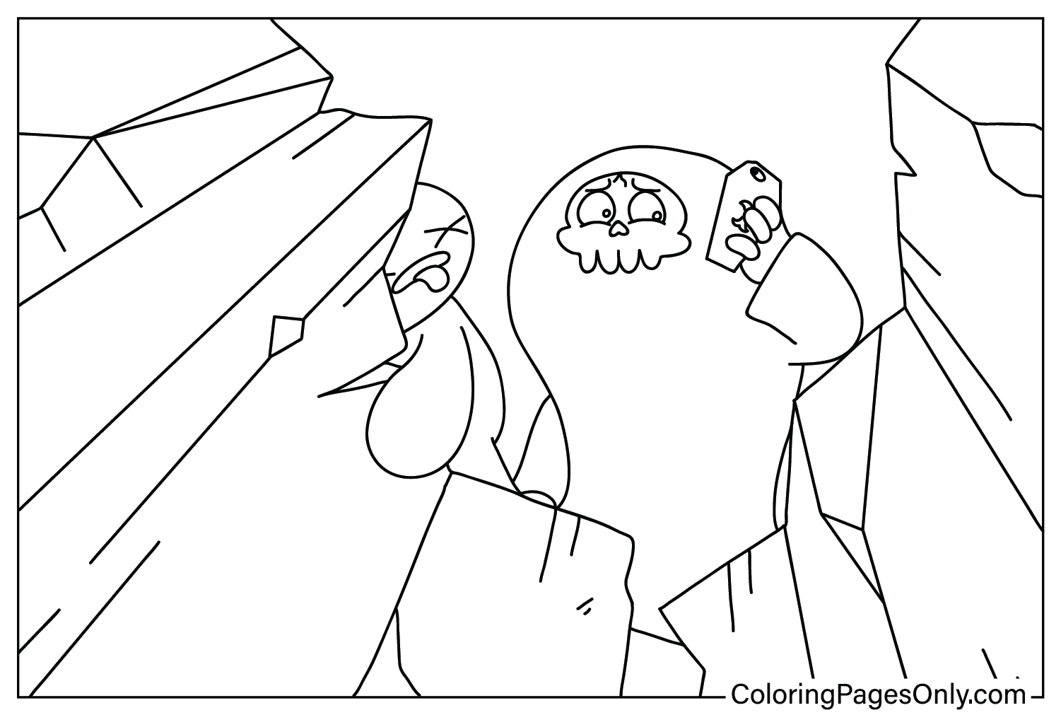 TheOdd1sOut Coloring Sheet from TheOdd1sOut