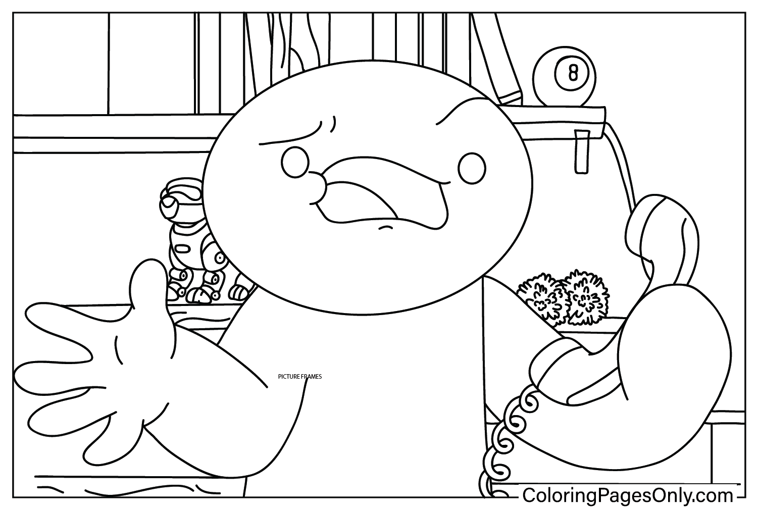 TheOdd1sOut Picture to Color from TheOdd1sOut