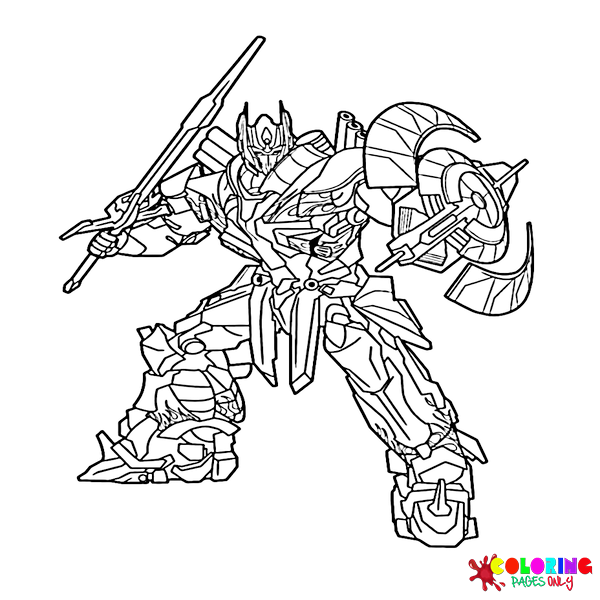 Transformers: de laatste ridder kleurplaten