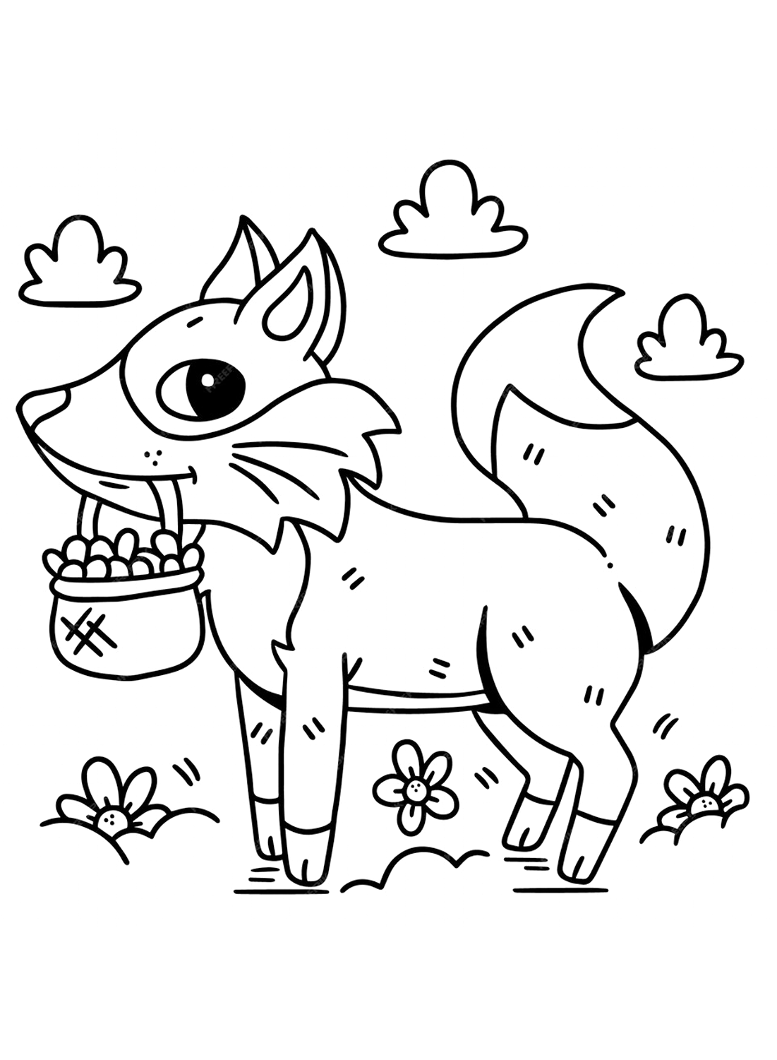 Uma raposa de desenho animado para crianças da Fox