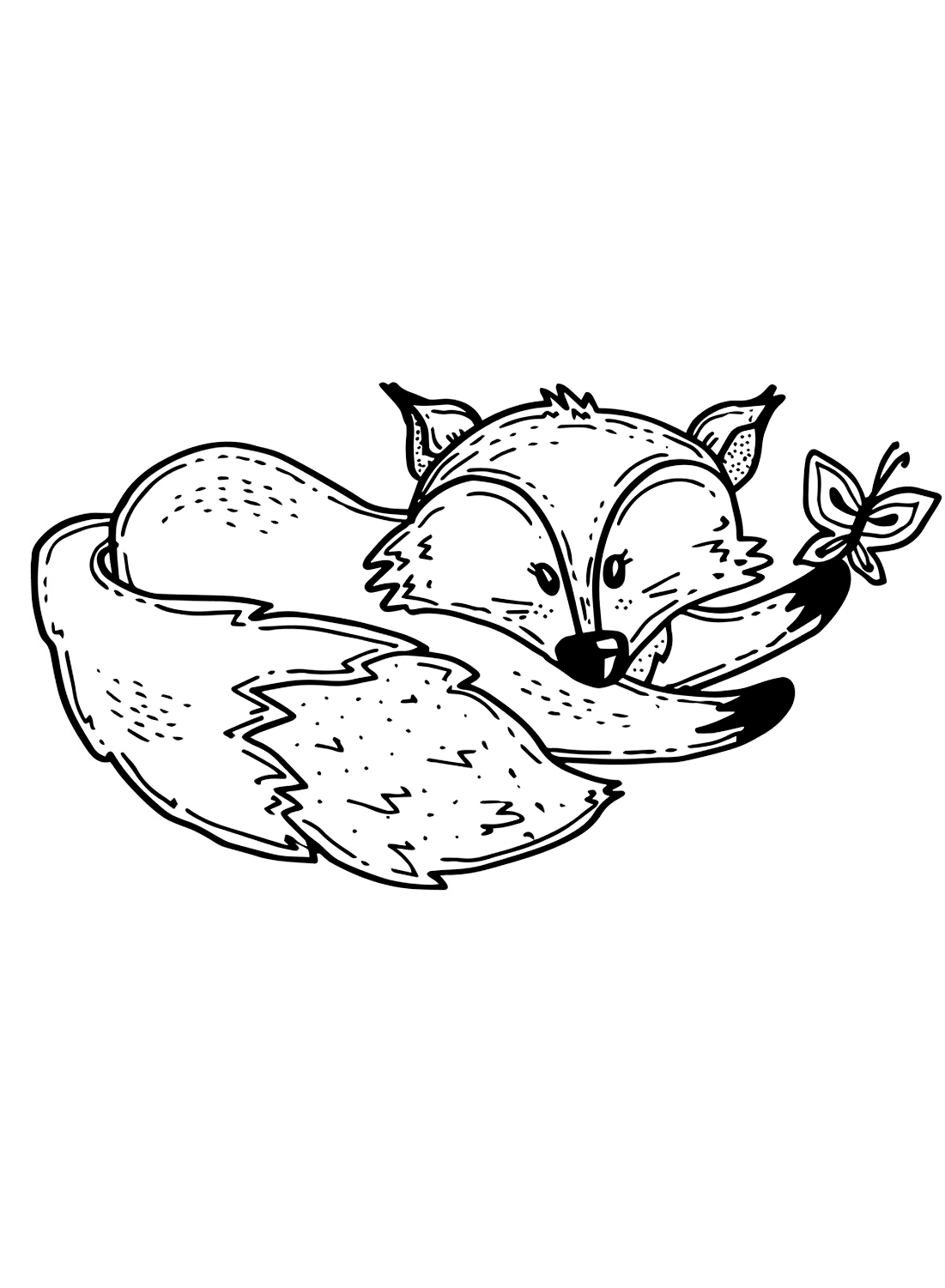 Een trieste vosfoto van Fox