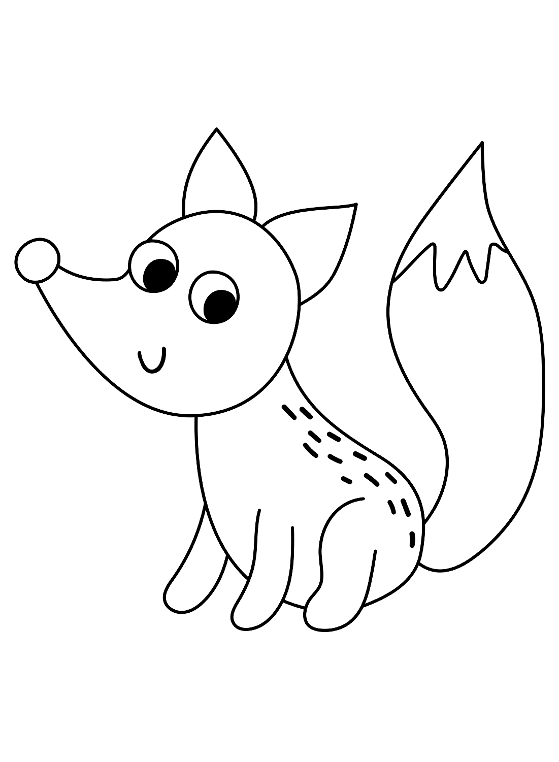Fox Family Coloring Pages - Free Printable Coloring Pages