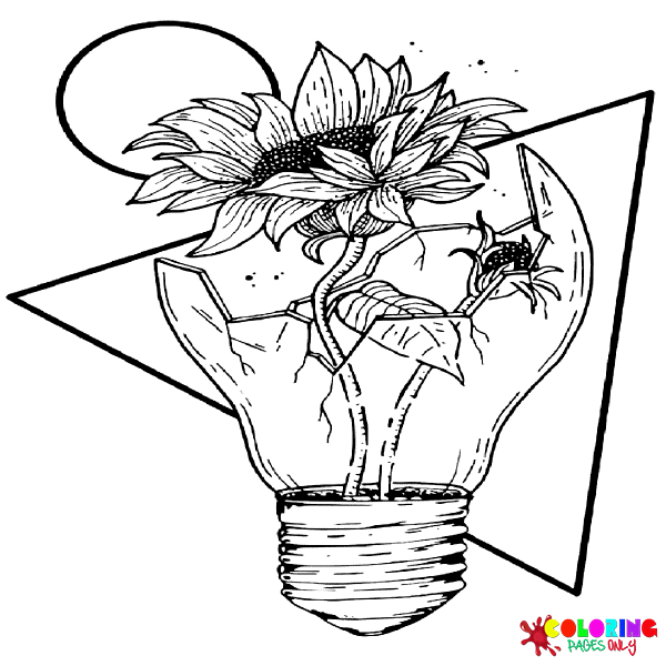 Aesthetic Drawing Coloring Pages