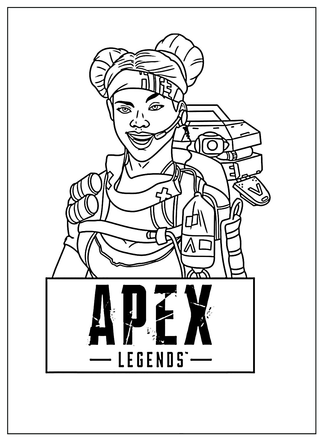 Apex Legends-kleurplaten van Apex Legends