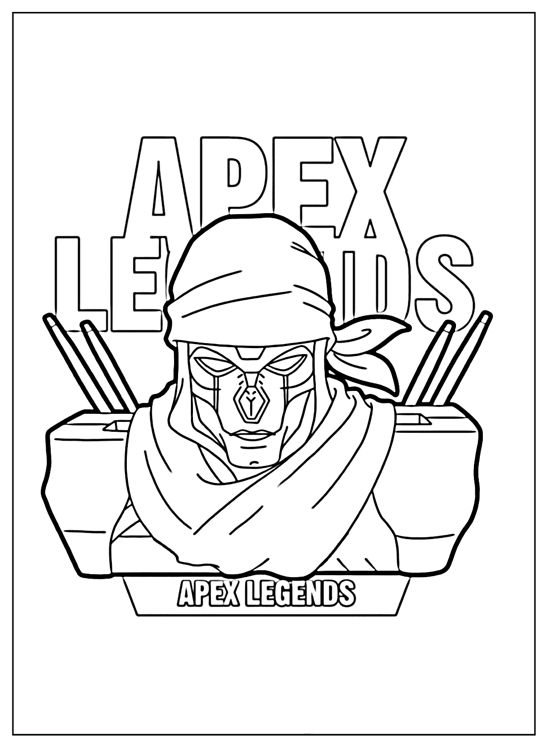 Apex Legends Revenant Coloring Sheets from Apex Legends