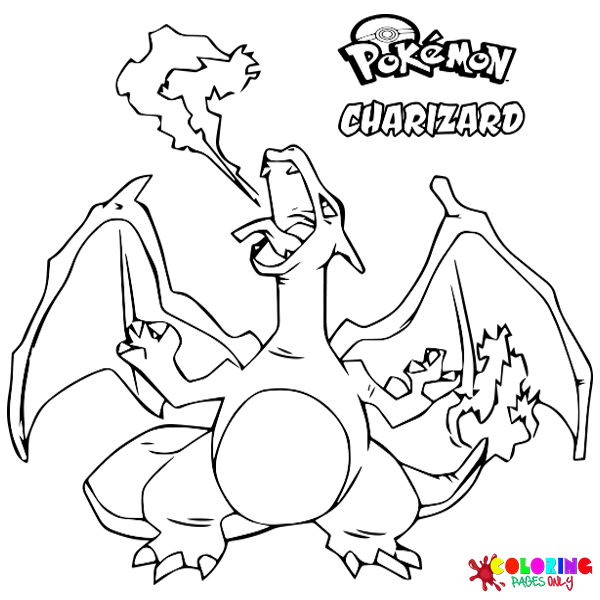 Charizard Kleurplaten