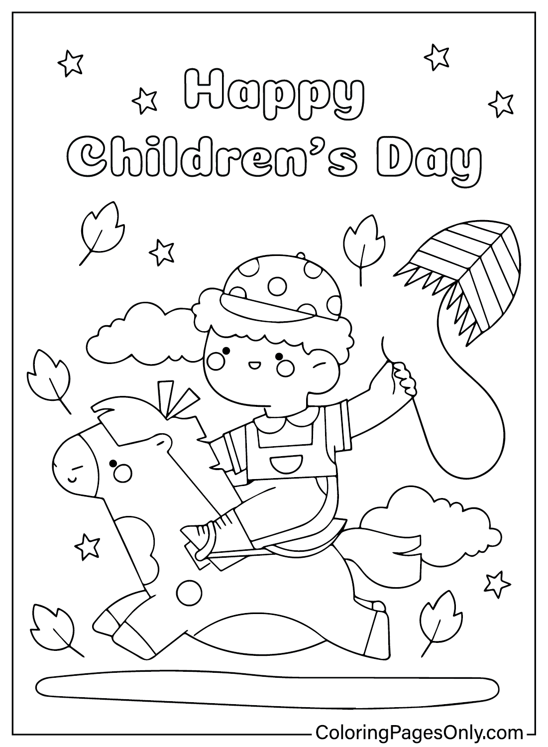 Children’s Day to Color from Children's Day