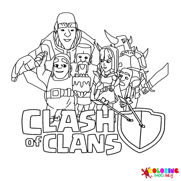 Disegni da colorare di Scontro tra clan