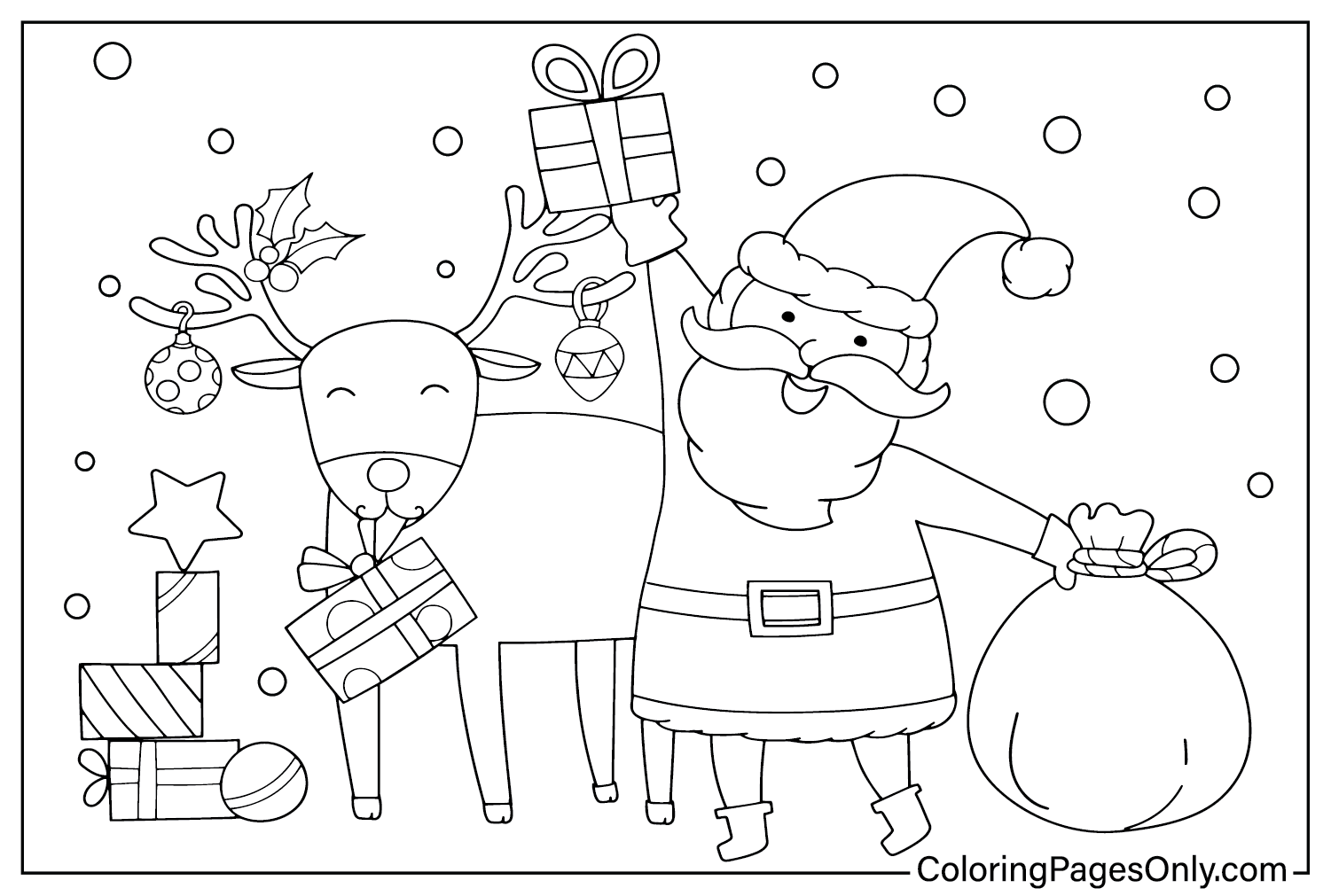 Раскраска Рождество 2024 из Рождества 2024