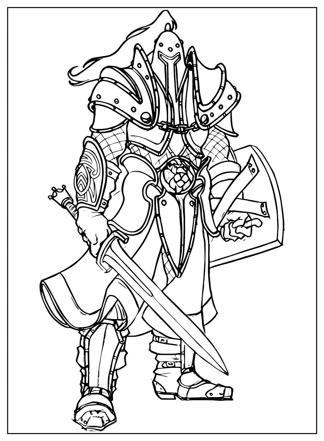 Coloring Page Dota 2 from Dota 2