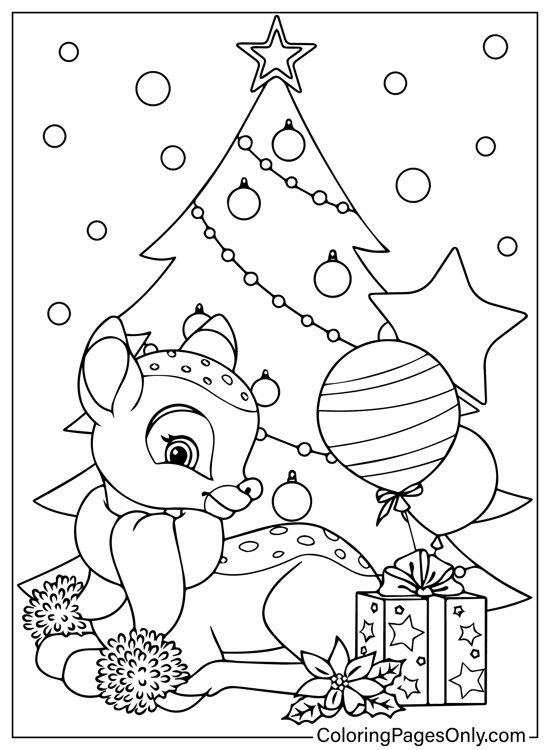Cute Christmas to Color