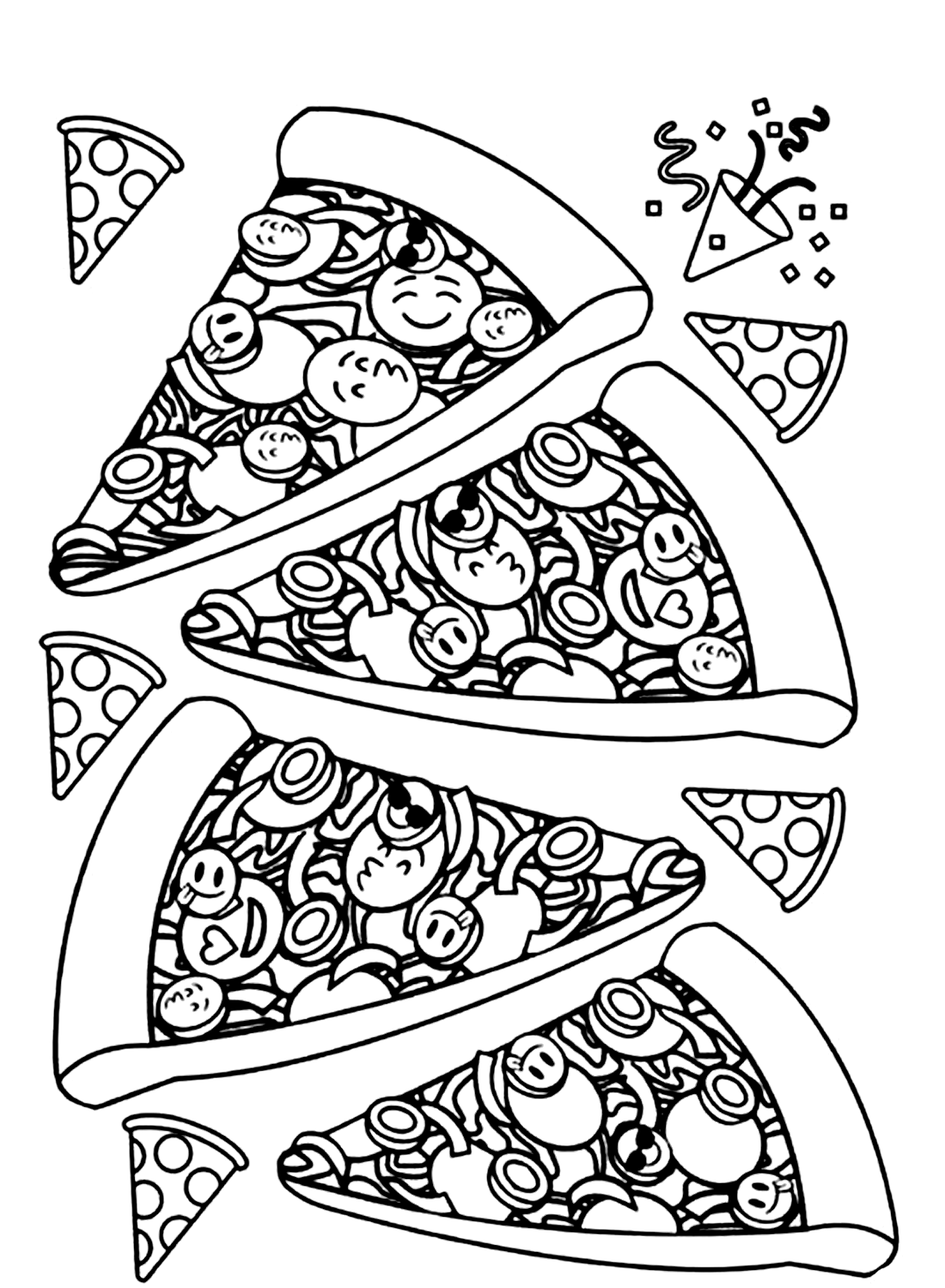 Вкусный лист пиццы