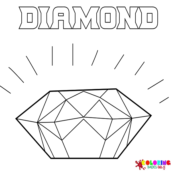Diamant Malvorlagen