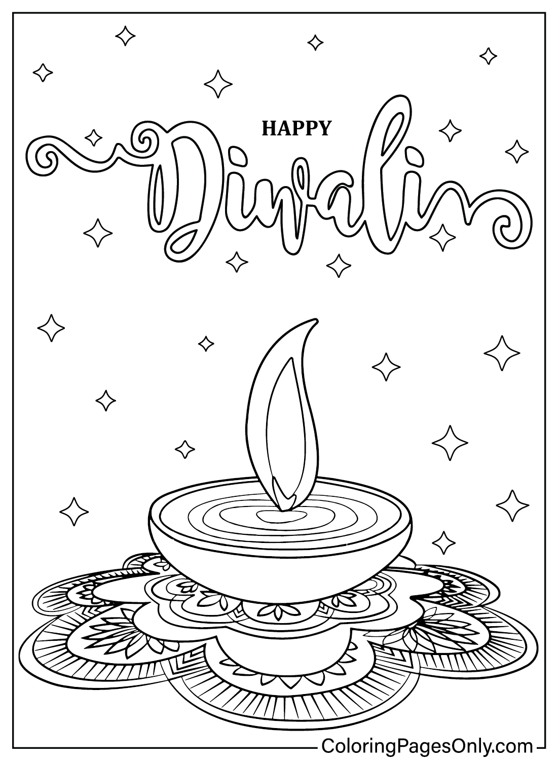 Printable Diwali Coloring Pages Prntbl concejomunicipaldechinu gov co