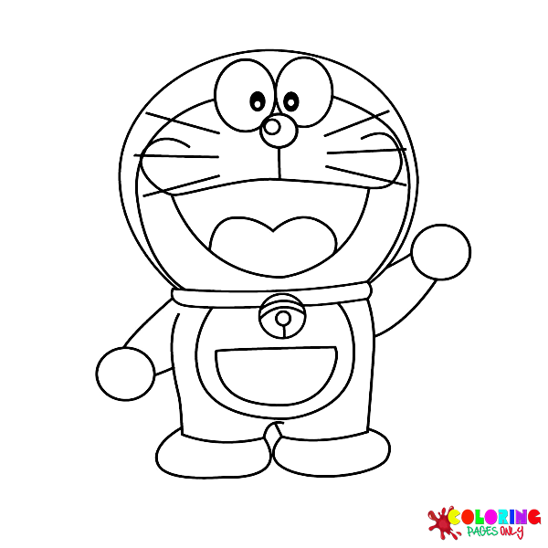 Doraemon Para Colorear