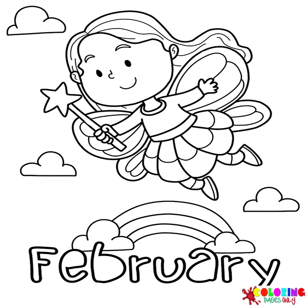February 2024 Coloring Pages