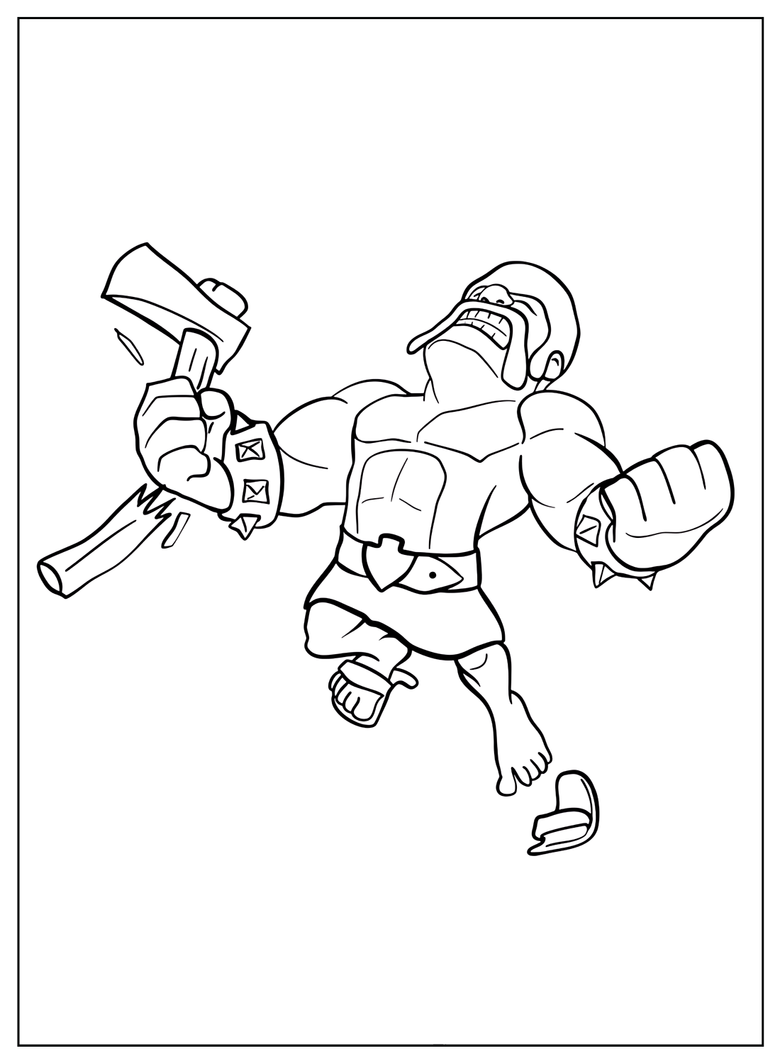 Free Clash of Clans Coloring Sheets from Clash of Clans
