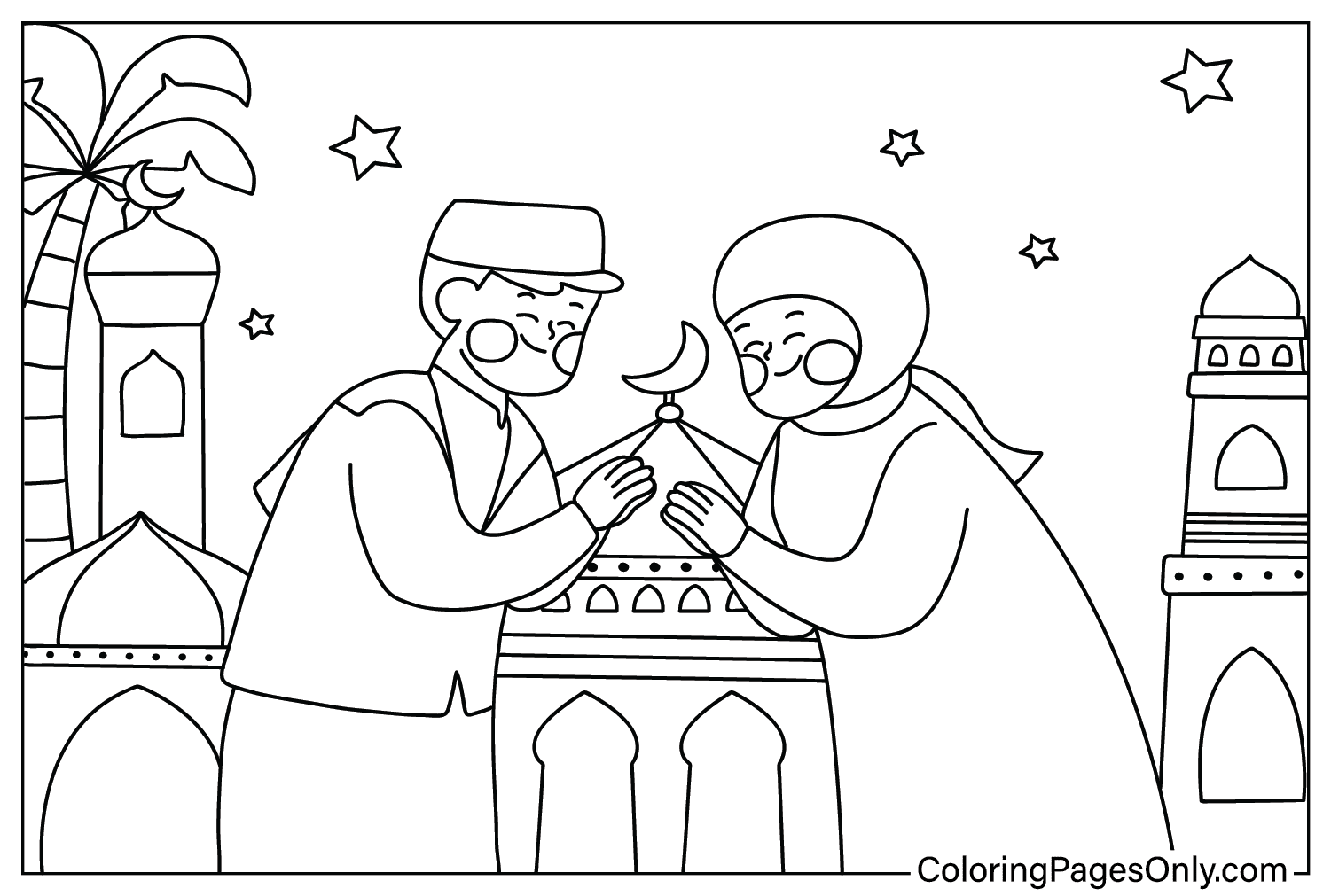 Free Palestine Coloring Page from Palestine