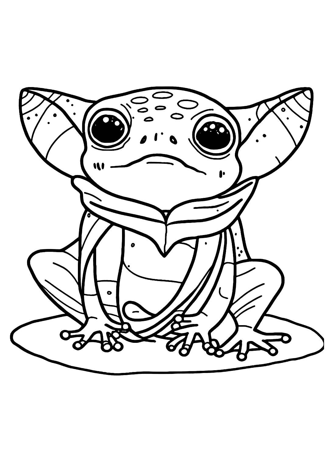 Photo de bébé Yoda grenouille
