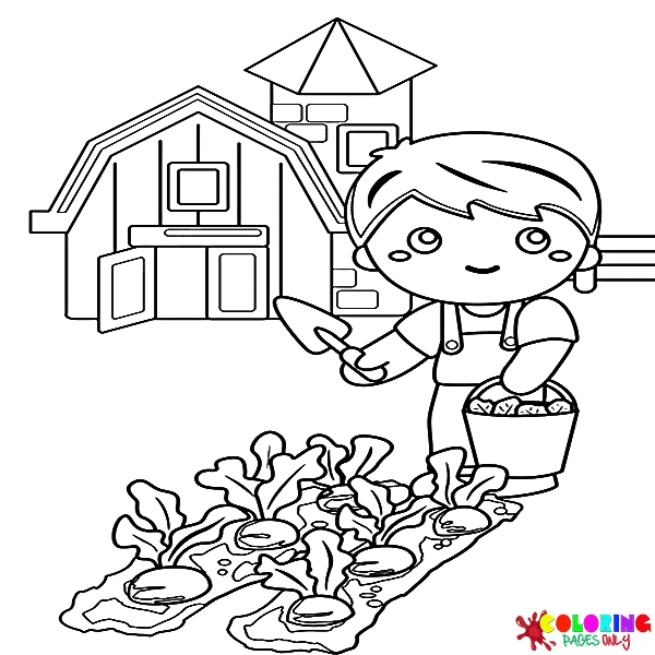 Gardens Coloring Pages