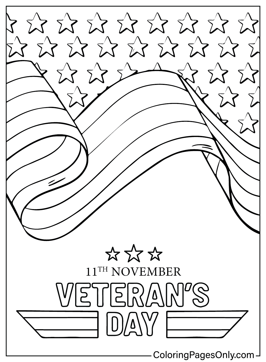 Images Veterans Day Coloring Page