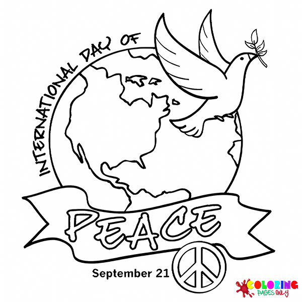 Раскраски Международный день мира