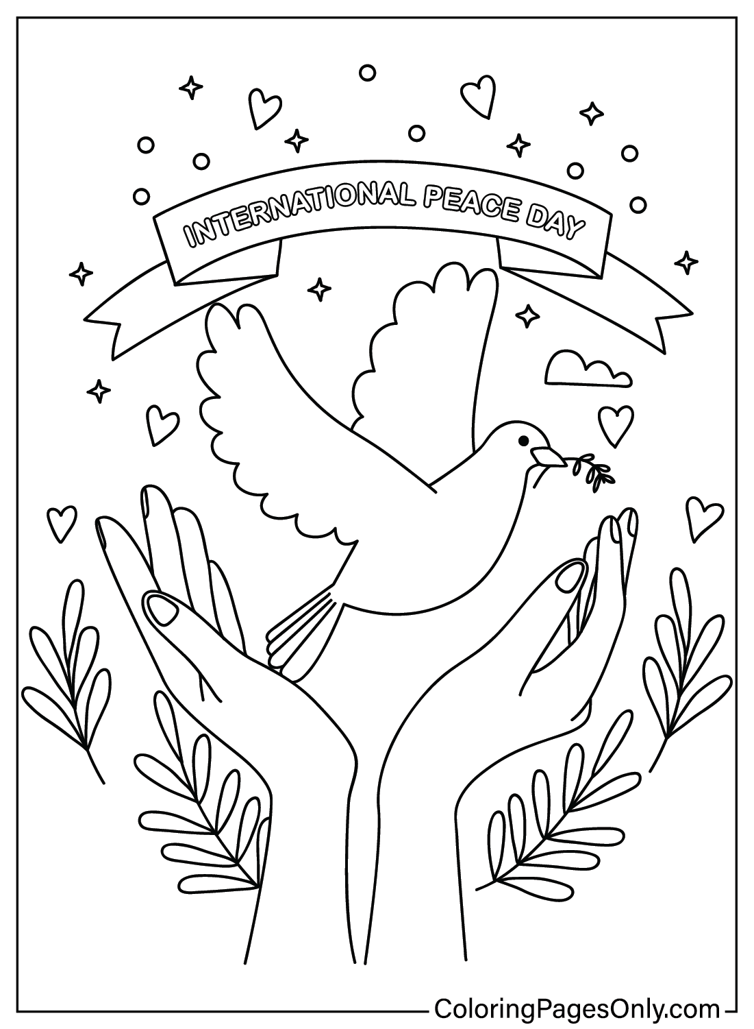 International Day of Peace Coloring Page
