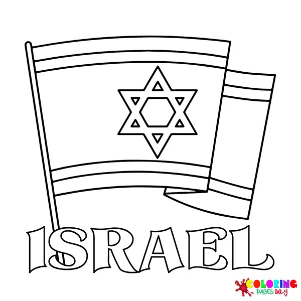 Desenhos para colorir de Israel