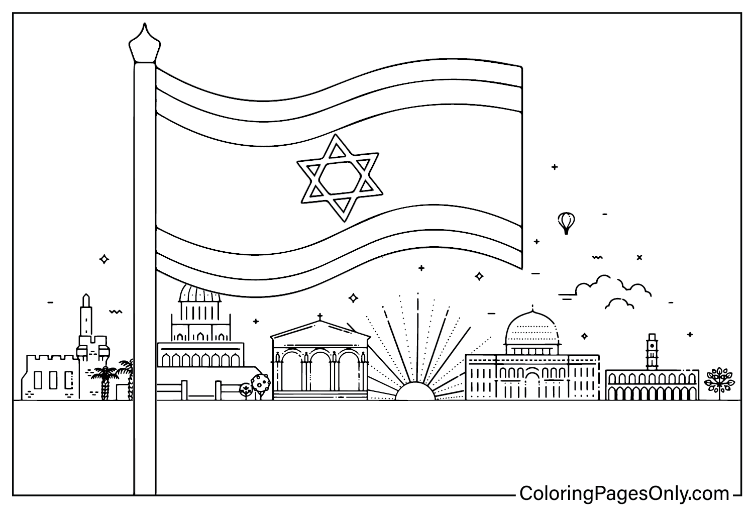 Israel-Färbung aus Israel