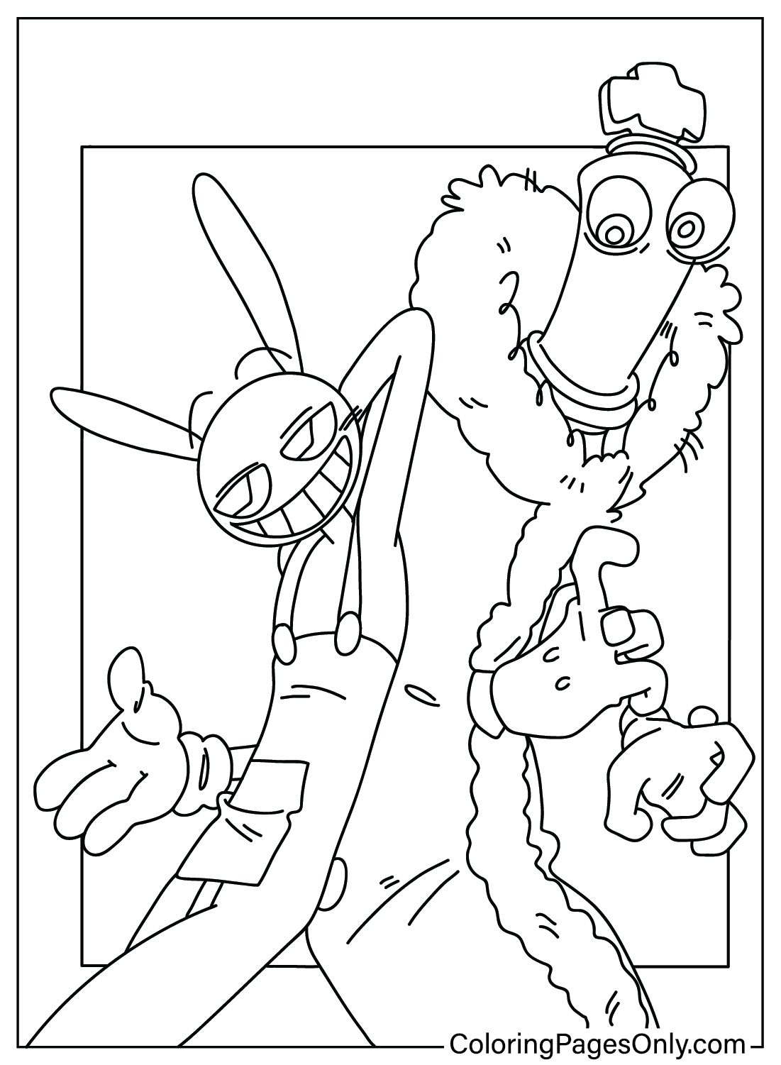 Kinger, Jax Coloring Page from Jax