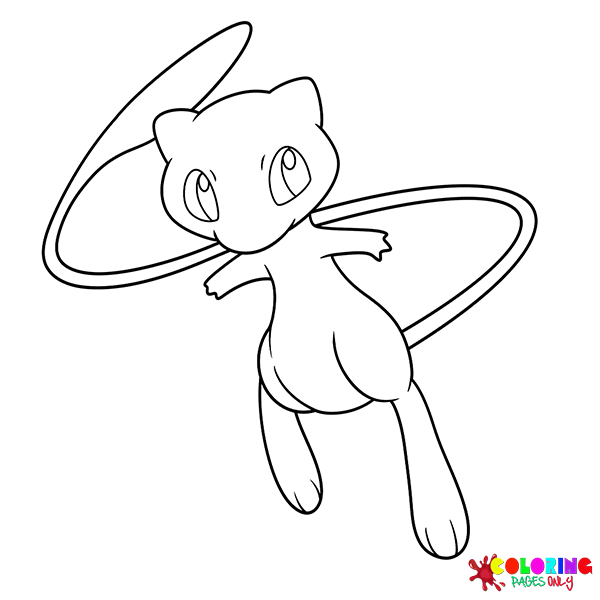 Mew Coloring Pages