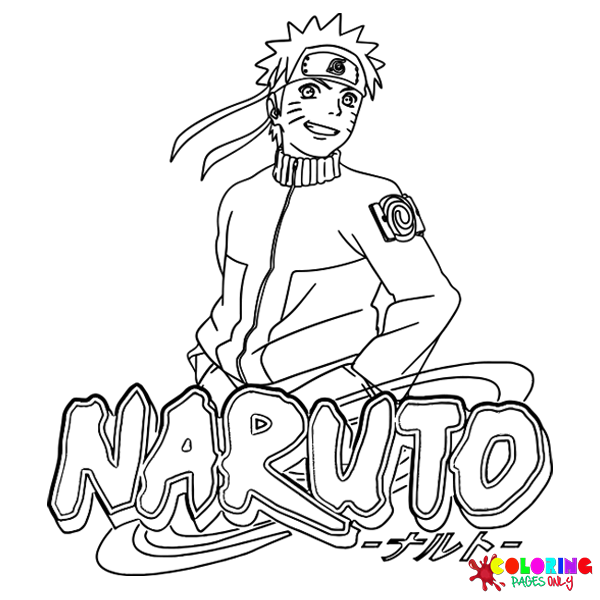 Naruto para colorir