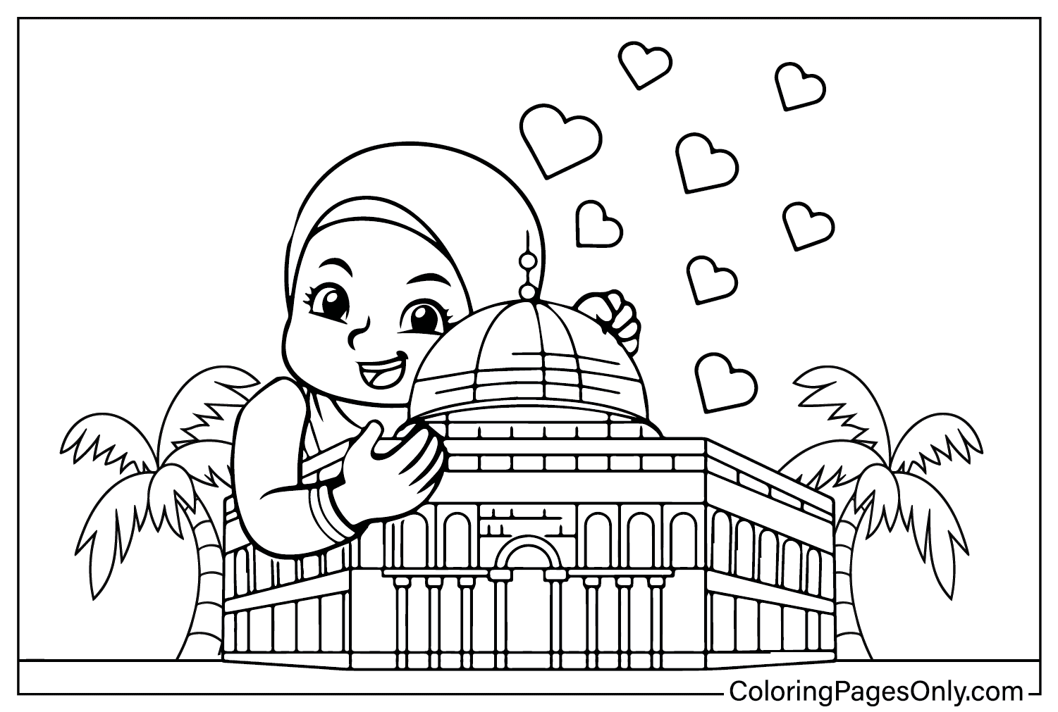 Palestine Coloring Page Free from Palestine